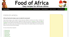 Desktop Screenshot of food-of-africa.com